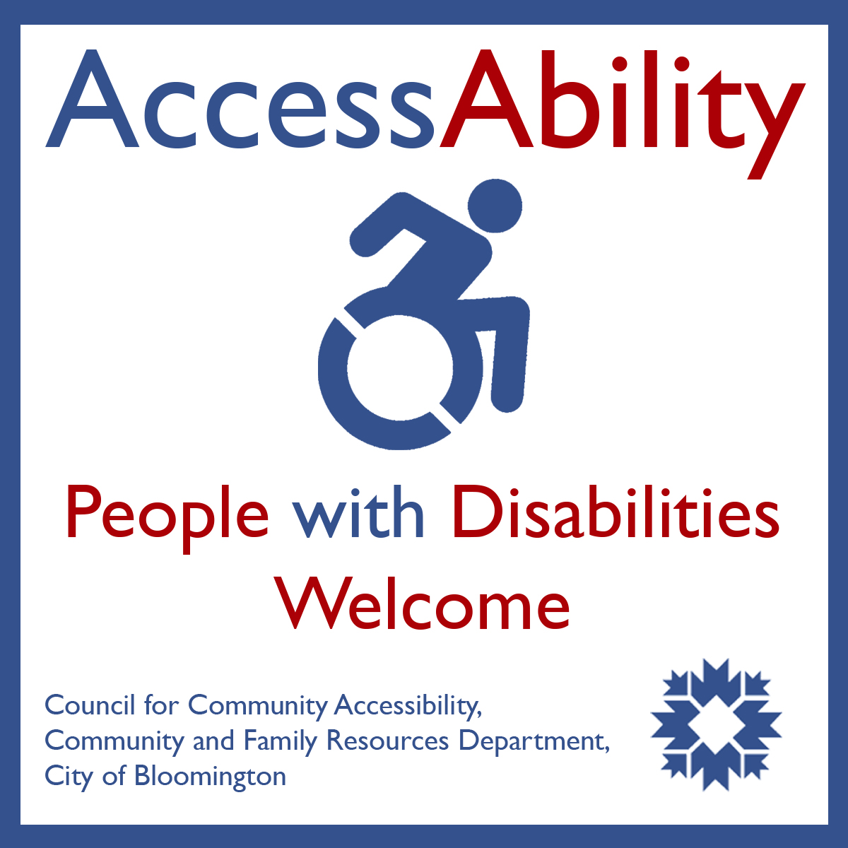 AccessAbility - People with Disabilities Welcome